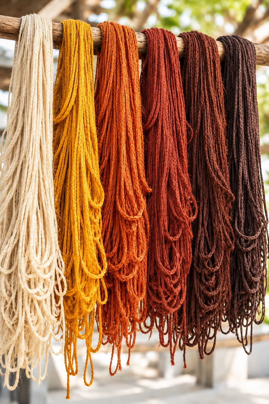 Coloured sisal